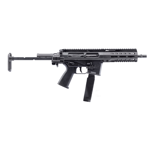 Picture of B&T SPC - Semi-automatic Rifle - SBR - 10MM - 9" Barrel - Anodized Finish - Black - Telescoping Stock - 1 Magazine - 15 Rounds BT-500167-SBR-TS