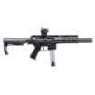 Picture of B&T SPC - Semi-automatic Rifle - SBR - 9MM - 4.5" Barrel - Anodized Finish - Black - PDW Stock - 1 Magazine - 30 Rounds - Includes Suppressor BT-500003-PDW-SBR-SD-TS