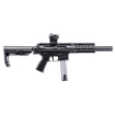 Picture of B&T SPC - Semi-automatic Rifle - SBR - 9MM - 4.5" Barrel - Anodized Finish - Black - PDW Stock - 30 Rounds - 1 Magazine - Includes Suppressor BT-50003-SBR-SD-TS-KIT