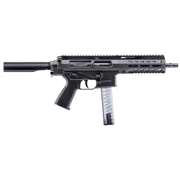 Picture of B&T SPC9 - Semi-automatic Pistol - 9MM - 9" Barrel - Anodized Finish - Black - Ambidextrous Safety - Glock Magazine Compatible - 30 Rounds - 1 Magazine BT-500003-AB