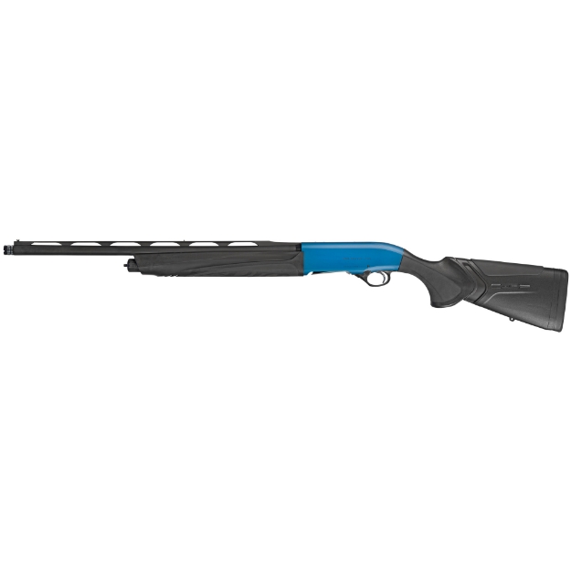 Picture of Beretta 1301 Competition Pro - Semi-Automatic - 12 Gauge - 3" Chamber - 24" Barrel With Step Rib - Blue - Synthetic Stock - 4 Rounds - 2+1 Rounds with Plug Installed - Kick-Off Plus System - Optima Choke HP Black Edition J131C14PRO