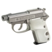Picture of Beretta 3032 Tomcat Ghostbuster - Double Action/Single Action - Semi-automatic - Metal Frame Pistol - 32 ACP - 2.9" Threaded Barrel - Aluminum - Cerakote Finish - Silver/Ghostbuster - Plastic Grips - 7 Rounds - 1 Magazine SPEC0698A