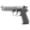 Picture of Beretta 92FS INOX - Double Action/Single Action - Semi-automatic - Metal Frame Pistol - Full Size - 9MM - 4.9" Barrel - Alloy - Stainless INOX Finish - Rubber Grips - 10 Rounds - 2 Magazines JS92F510