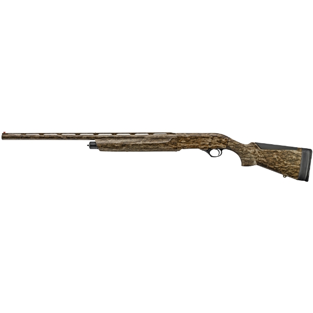 Picture of Beretta A300 Ultima - Semi-automatic Shotgun - 12 Gauge - 3" Chamber - 28" Barrel with Stepped Rib - Mossy Oak Bottomland Camo - Overmolded Polymer Kick-Off Stock with Micro-Core Pad - Mid Bead and Fiber Optic Front Sight - 2 Rounds J32TU18
