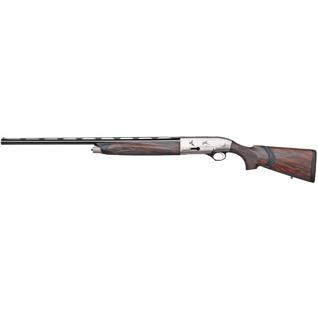 Picture of Beretta A400 Upland - Semi-automatic - 20 Gauge - 3" Chamber - 26" Vent Rib Barrel - Nickel Finish - Walnut Stock - Bead Sight - OCHP Chokes - 2 Rounds J40AN26