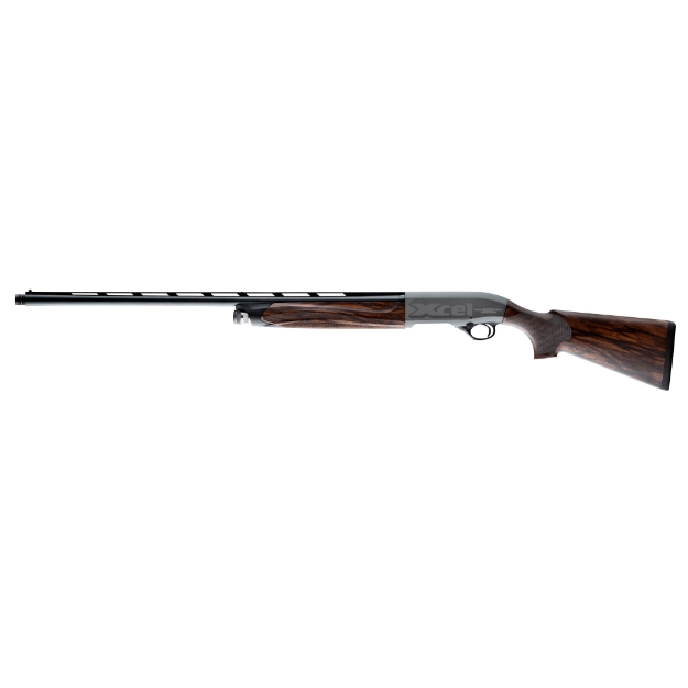 Picture of Beretta A400 Xcell Sporting - Semi-automatic - 12 Gauge 3" Chamber - 30" Barrel - Acuatech Shield Gray - Blued Barrel - Wood Stock - Bead Front Sight - OCHP Extended Choke - C - M - F Chokes Included - 2 Rounds J42CJ10