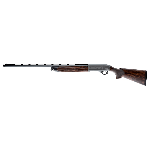 Picture of Beretta A400 Xcell Sporting - Semi-automatic - 12 Gauge 3" Chamber - 32" Barrel - Silver Receiver - Blued Barrel - Wood Stock - Bead Front Sight - Includes 3 Chokes - C - M - F 0CHP Extended Choke - 2 Rounds J42CJ12