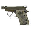 Picture of Beretta Bobcat 21A Kale Slushy - Double Action/Single Action - Semi-automatic - Metal Frame Pistol - 22LR - 2.9" Threaded Barrel - Aluminum - Cerakote Finish - Olive Drab Green/Kale Slushy - G10 Grips - 7 Rounds - 1 Magazine - BLEM (Blemish on Frame Next to Serial Number) SPEC0695A