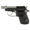 Picture of Beretta Bobcat 21A Silver-Black Gorilla - Double Action/Single Action - Semi-automatic - Metal Frame Pistol - 22LR - 2.9" Threaded Barrel - Aluminum - Cerakote Finish - Silver/Black Gorilla - G10 Grips - 7 Rounds - 1 Magazine SPEC0697A