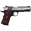 Picture of Browning 1911-380 Black Label Medallion Pro - Semi-automatic - Polymer Frame Pistol - 380ACP - 4.25" Barrel - Black Frame - Stainless Slide Finish - Wood Grips - 8 Rounds - 2 Magazines 051912492