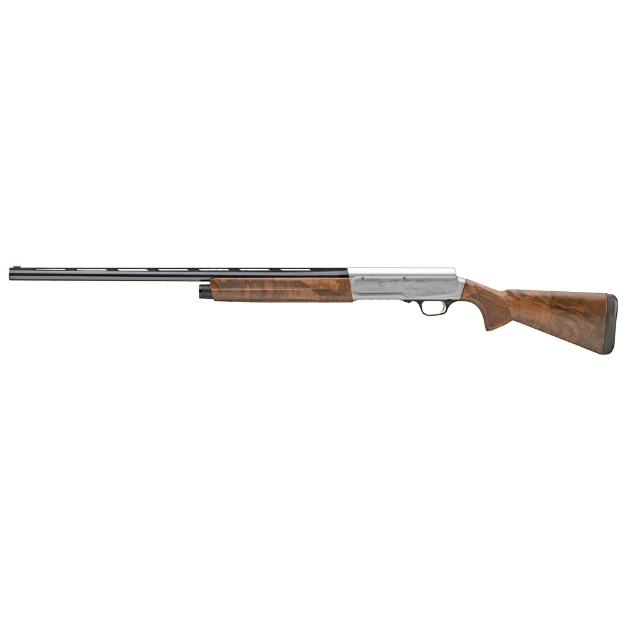 Picture of Browning A5 Ultimate - Semi-automatic Shotgun - 12 Gauge - 3" Chamber - 28" Barrel - Silver Receiver - Walnut Stock - Includes 3 Choke Tubes - Improved Cylinder - Modified & Full Invector - Right Hand - 4 Rounds 0118203004