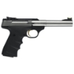 Picture of Browning Buck Mark - Camper - Semi-automatic - Metal Frame Pistol - 22LR - 5.5" Barrel - Aluminum - Stainless Finish - URX Grip - Fiber Optic Front Sight - 10 Rounds - 1 Magazine 051442490