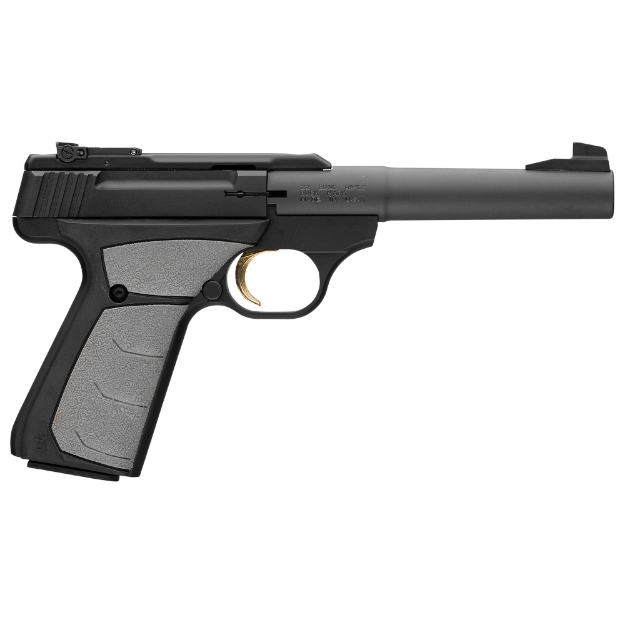 Picture of Browning Buck Mark - Camper - Semi-automatic - Metal Frame Pistol - 22LR - 5.5" Bull Barrel - Aluminum - Matte Finish - Black - URX Grip - 10 Rounds - 1 Magazine 051498490