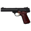 Picture of Browning Buck Mark - Field Target - Semi-automatic - Metal Frame Pistol - 22LR - 5.5" Bull Barrel - Aluminum - Matte Finish - Black - Cocobolo Grips - 10 Rounds - 1 Magazine 051528490