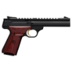 Picture of Browning Buck Mark - Field Target - Semi-automatic - Metal Frame Pistol - 22LR - 5.5" Bull Barrel - Aluminum - Matte Finish - Black - Cocobolo Grips - 10 Rounds - 1 Magazine 051528490