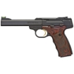 Picture of Browning Buck Mark Plus Rosewood UDX - Semi-automatic - Metal Frame Pistol - 22LR - 9.5" Barrel - Aluminum - Matte Finish - Black - Rosewood Grips - 10 Rounds - 1 Magazine 051429490