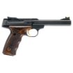 Picture of Browning Buck Mark Plus UDX - Semi-automatic - Metal Frame Pistol - 22LR - 5.5" Barrel - Aluminum - Matte Finish - Black - Wood Grips - Fiber Optic Front Sight - 10 Rounds - 1 Magazine 051428490