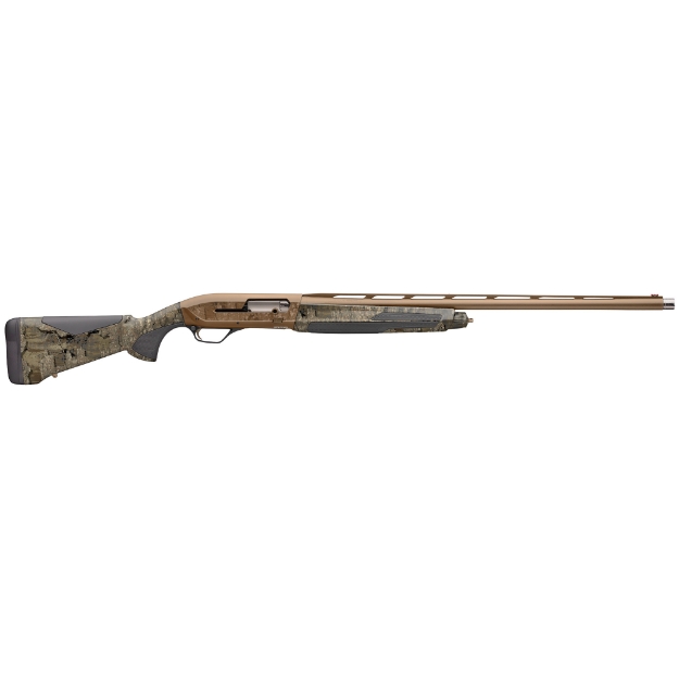 Picture of Browning Maxus II Wicked Wing - Semi-automatic Shotgun - 12 Gauge - 3.5" Chamber - 28" Barrel - Cerakote Finish - Burnt Bronze - Realtree Timber Composite Stock - Includes 3 Choke Tubes - Improved Cylinder - Modified & Full Invector - Right Hand - 4 Rounds 011732204