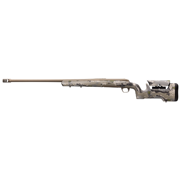 Picture of Browning X-Bolt - Hell's Canyon Max Long Range - Bolt - 7MM Remington Magnum - 26" Barrel - Threaded 5/8X24 - Muzzle Brake - Cerakote Finish - Burnt Bronze - OVIX Camo Stock with Adjustable Cheek Riser - Right Hand - 3 Rounds 035555227