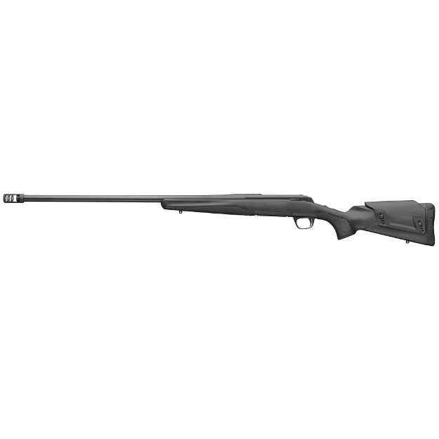 Picture of Browning X-Bolt - Stalker LR - Bolt Action Rifle - 300 Winchester Magnum - 26" Barrel - 5/8X24 Threaded - Muzzle Brake - Matte Finish - Black - Composite Stock - 3 Rounds - 1 Magazine 035528229