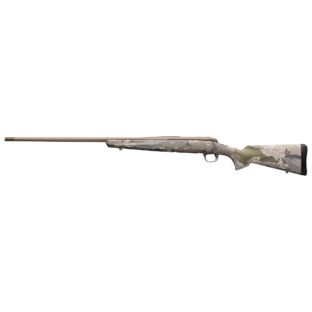 Picture of Browning X-Bolt Speed - Hunting Rifle - Bolt Action - 270 Winchester - 22" Fluted Barrel - Threaded M13X.75 - Cerakote Finish - Smoked Bronze - OVIX Camo Stock - 4 Rounds - Right Hand 035558224