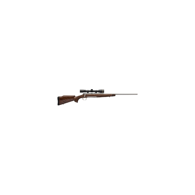 Picture of Browning X-Bolt White Gold - Bolt Action Rifle - 300 Winchester Magnum - 26" Satin Barrel - Sporter Contour - Engraved Receiver - Satin Silver Finish - Black Walnut Stock - Right Hand - 3 Rounds - 1 Magazine 035235229