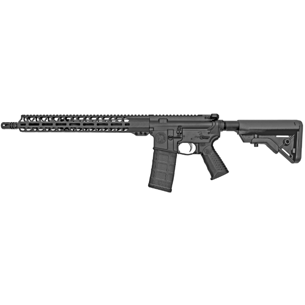 Picture of Battle Arms Development Workhorse - Semi-automatic Rifle - AR - 223 Wylde - 16" Barrel - Midlength Gas System - Anodized Finish - Black - 15" MLOK Free-Float Rail - B5 Bravo Stock - 30 Rounds - 1 Magazine WORKHORSE-017