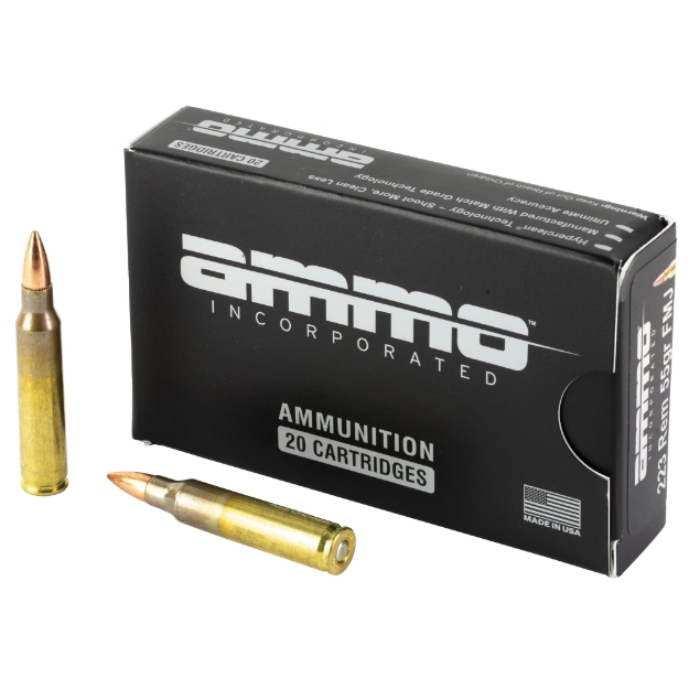 Picture of Ammo Inc Signature - M193 - 223 Remington - 55 Grain - Full Metal Jacket - 20 Round Box 223055FMJ-A20