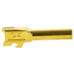 Picture of Zaffiri Precision Pistol Barrel - 9MM - 3.4" - TiN/Gold - For Glock 43 ZP43BG