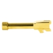 Picture of Zaffiri Precision Pistol Barrel - Threaded 1/2x28 - 9MM - 3.4" - TiN Finish - Gold - For Glock 43 ZP43BTG