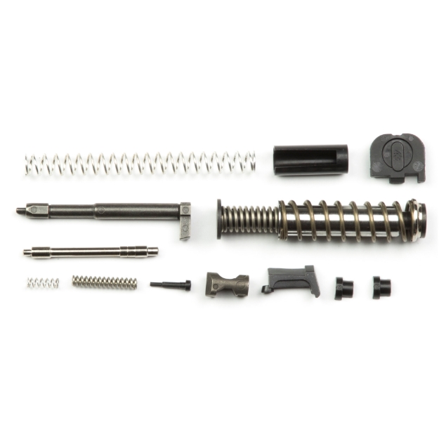 Picture of Zaffiri Precision UPK - Upper Parts Kit - For Glock 43/43X/48 - Includes Firing Pin and Spring - Spring Cups - Safety Plunger and Spring - Extractor w/LCI - Extractor Deprssor Plunger Assembly - Slide Recoil Cover Plate - Recoil Spring Assembly (Guide Rod) G43.UPK