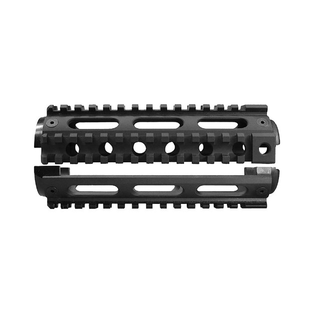 Picture of Yankee Hill Machine Co Carbine Handguard - 2 Piece - Fits AR-15's with Carbine Length Gas Systems and Fixed Front Sight Gas Block - Will Not Fit Colt AR15 - Anodized Finish - Black YHM-9670