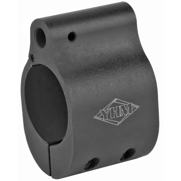 Picture of Yankee Hill Machine Co Hinged Low Profile Gas Block - For Mounting Rifle-Length Forearm to Carbine-Length Barrel - .750" Bore Diameter YHM-9345