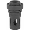 Picture of Yankee Hill Machine Co Mini QD Flash Hider - Matte Black - 1/2-28" Thread - Fits Turbo T2 - Turbo K - Resonator - Resonator R2 - Resonator K - Nitro .30 - All Phantom .30 caliber YHM-4315-28A