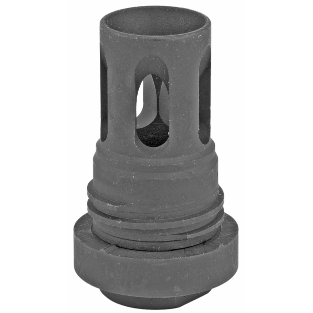 Picture of Yankee Hill Machine Co Mini QD Flash Hider - Matte Black - 1/2X36" Thread - Fits Turbo T2 - Turbo K - Resonator - Resonator R2 - Resonator K - Nitro .30 - All Phantom .30 caliber YHM-4315-36A