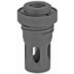 Picture of Yankee Hill Machine Co Mini QD Flash Hider - Matte Black - 1/2X36" Thread - Fits Turbo T2 - Turbo K - Resonator - Resonator R2 - Resonator K - Nitro .30 - All Phantom .30 caliber YHM-4315-36A