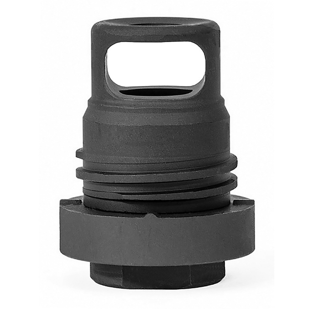 Picture of Yankee Hill Machine Co Mini QD Muzzle Brake - 9MM - 5/8"-24 - Black - Includes Shim Kit YHM-3109-1MB-24A