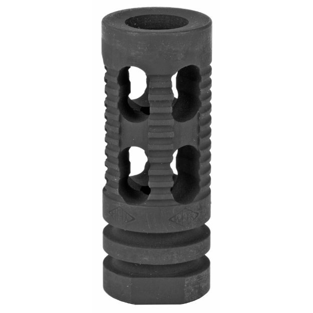 Picture of Yankee Hill Machine Co Phantom Muzzle Brake - Smooth - 1/2X28 - Fits AR Rifles - Black Finish YHM-28-5M2