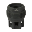 Picture of Yankee Hill Machine Co sRx Mini Muzzle Brake - 5/8-24 - Compatible with sRx Low Profile Adapter - Attaches to Suppressors with 1-3/8"x24 Thread Pitch - Black Oxide Finish YHM-4401-MB-24