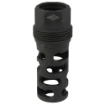 Picture of Yankee Hill Machine Co sRx Muzzle Brake - 5/8-24 - Compatible with sRx Low Profile Adapter - Attaches to Suppressors with 1-3/8"x24 Thread Pitch - Black Oxide Finish YHM-4405-MB-24