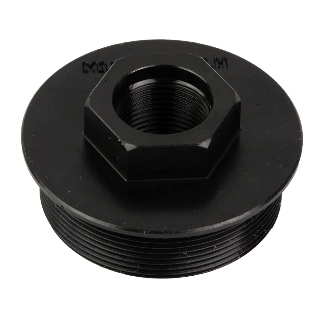 Picture of Yankee Hill Machine Co Universal Suppressor Mount - Coverts HUB Mount to Direct Thread - M13.5X1LH - Melonite QPQ Finish - Black YHM-2189-M