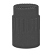 Picture of Yankee Hill Machine Co Yankee Hill Machine Co - Blast Deflector - Black - Fits YHM-3102 - YHM-4302 - YHM-5M2-QD - 5.56 or .30 Caliber YHM-3130