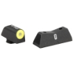 Picture of XS Sights DXT2 Big Dot Tritium Front - White Stripe Express Rear - Fits Glock 42/43 - Green with Yellow Outline GL-0011S-5Y