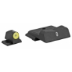 Picture of XS Sights DXT2 Big Dot Tritium Front - White Stripe Express Rear - Fits S&W M&P Full Size and Compact - Green with Yellow Outline SW-0029S-5Y