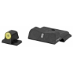 Picture of XS Sights DXT2 Big Dot Tritium Front - White Stripe Express Rear - Fits S&W M&P Full Size and Compact - Green with Yellow Outline SW-0029S-5Y