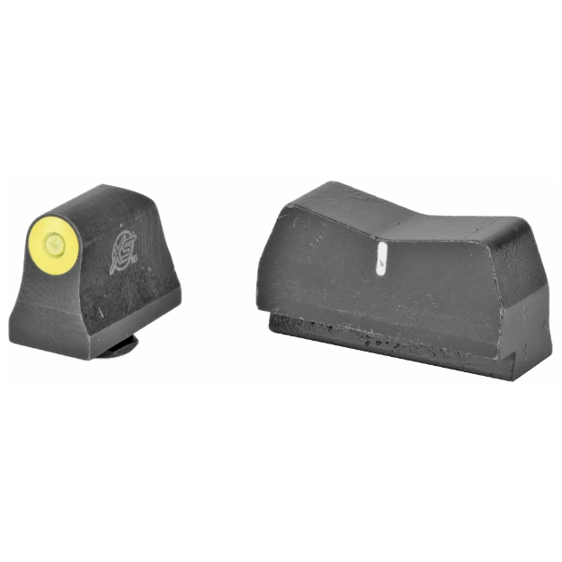 Picture of XS Sights DXW2 Big Dot - Night Sights - Suppressor Height - Yellow Front Night Sight - Standard Black Rear Sight - For Glock 17/19/22/23/24/26/27/31/32/33/34/35/36/45 - Taurus G3c/GX4/New Production G3 - Walther PDP GL-0015P-3Y