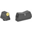 Picture of XS Sights DXW2 Big Dot - Night Sights - Suppressor Height - Yellow Front Night Sight - Standard Black Rear Sight - For Glock 17/19/22/23/24/26/27/31/32/33/34/35/36/45 - Taurus G3c/GX4/New Production G3 - Walther PDP GL-0015P-3Y