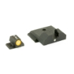 Picture of XS Sights F8 Night Sights - Fits S&W M&P Shield - Green with Orange Outline Front - Tritium Front/Rear SW-F028P-5