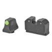 Picture of XS Sights R3D - Tritium Night Sights - Suppressor Height - Green Front and Black Rear - For Glock 17,19,22,23,24,26,27,31,32,33,34,35,36,38 GL-R021P-6G