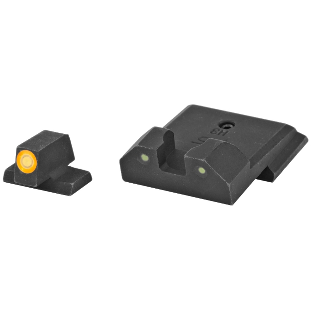 Picture of XS Sights R3D Night Sights - Orange Front Dot - Fits M&P & M2.0 Shield - Steel/Blued SW-R033S-6N